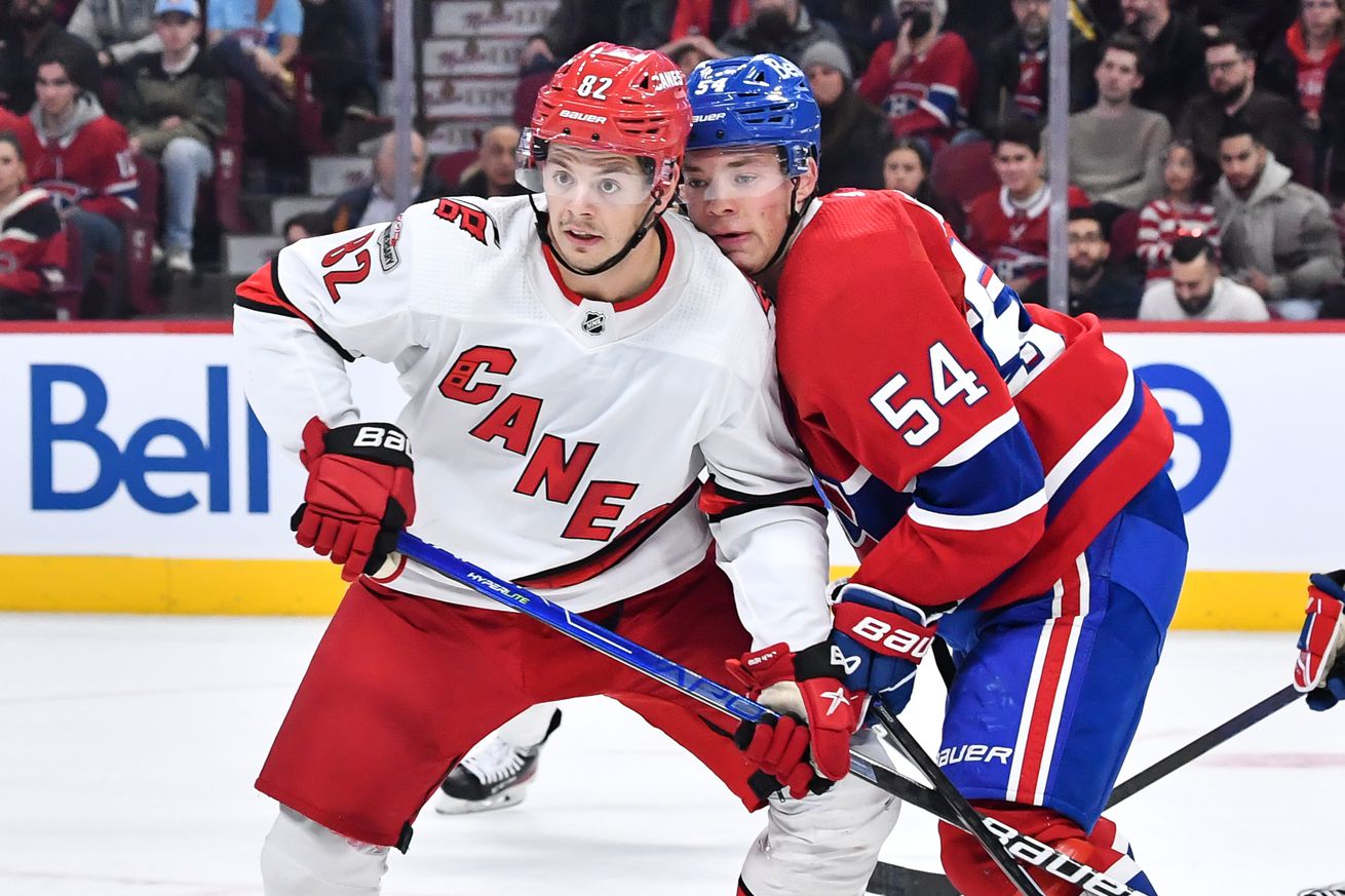 Carolina Hurricanes v Montreal Canadiens