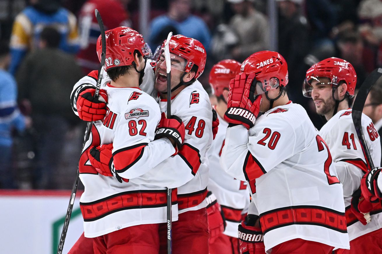 Carolina Hurricanes v Montreal Canadiens