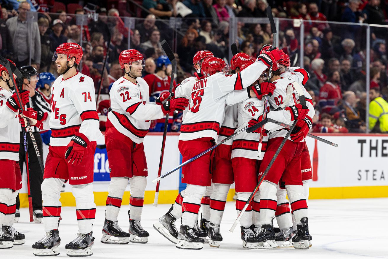 Carolina Hurricanes v Montreal Canadiens