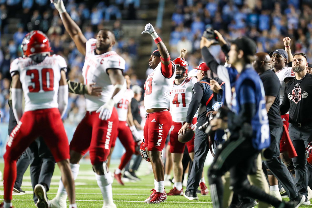 COLLEGE FOOTBALL: NOV 25 NC State at North Carolina