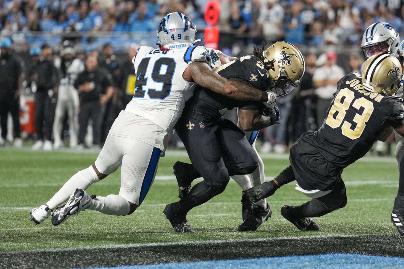 NFL: New Orleans Saints at Carolina Panthers