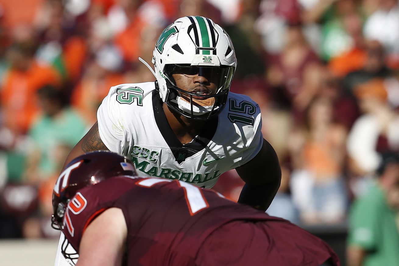 COLLEGE FOOTBALL: SEP 07 Marshall at Virginia Tech