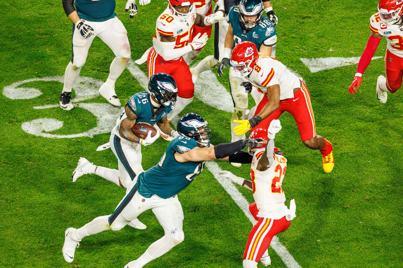 NFL: FEB 12 Super Bowl LVII - Eagles vs Chiefs