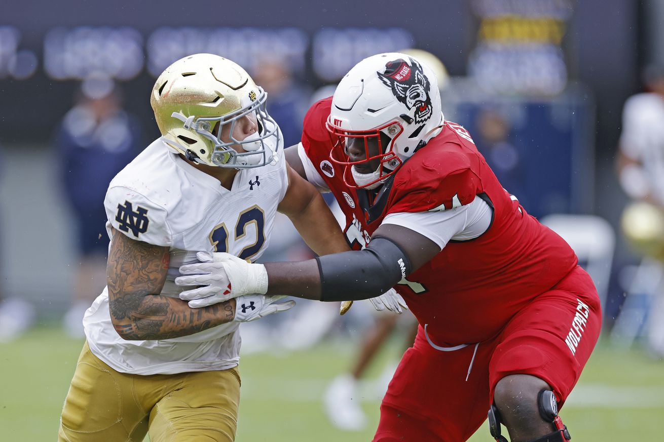 COLLEGE FOOTBALL: SEP 09 Notre Dame at NC State
