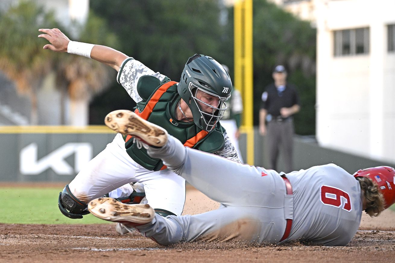 COLLEGE BASEBALL: MAY 02 NC State at Miami