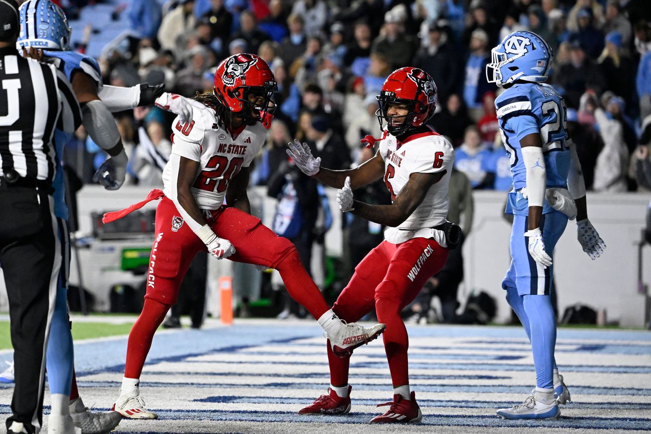 NCAA Football: North Carolina State at North Carolina
